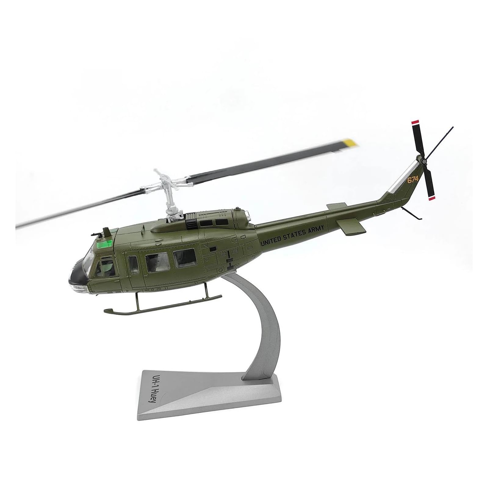 Must-have dla kolekcjonerów Modele samolotów w małej skali 1/48 Dla Bell UH-1 Algierski cytat Huey Quot Ogólny helikopter Aluminiowy model samolotu Kolekcjonerski model zabawkowy Zestaw do budowania