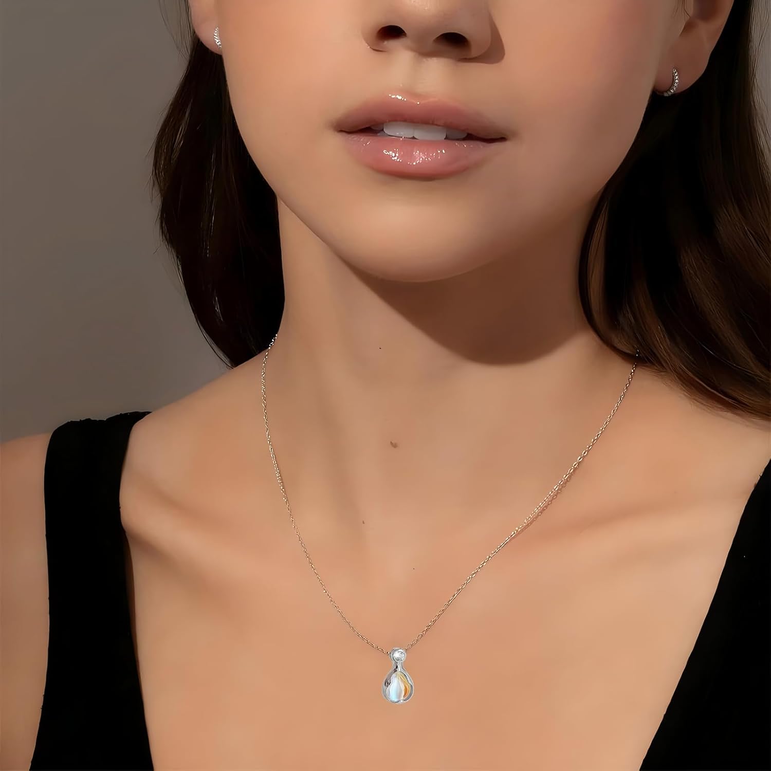 Jojomina New Beginnings Moonstone Necklace Gifts for Women Divorce Farewell Coworker Leaving Goodbye New Job Healing Gifts for Her - Image 5