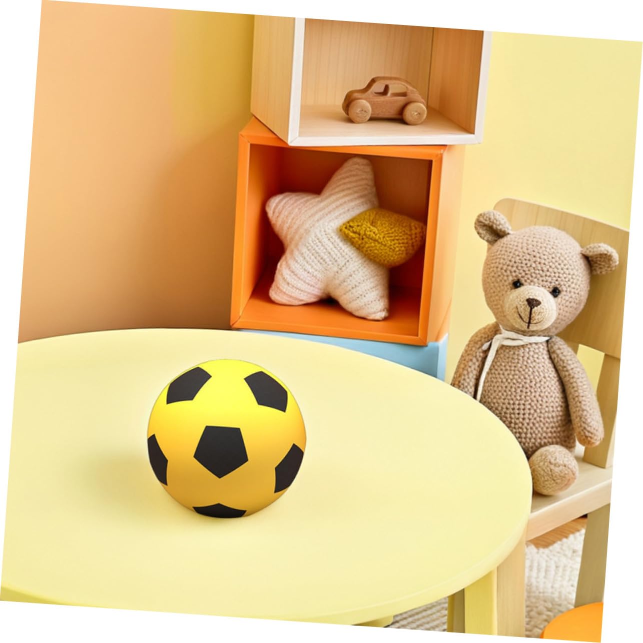 Balón de Fútbol Silencioso para Niños Pequeños, Mini