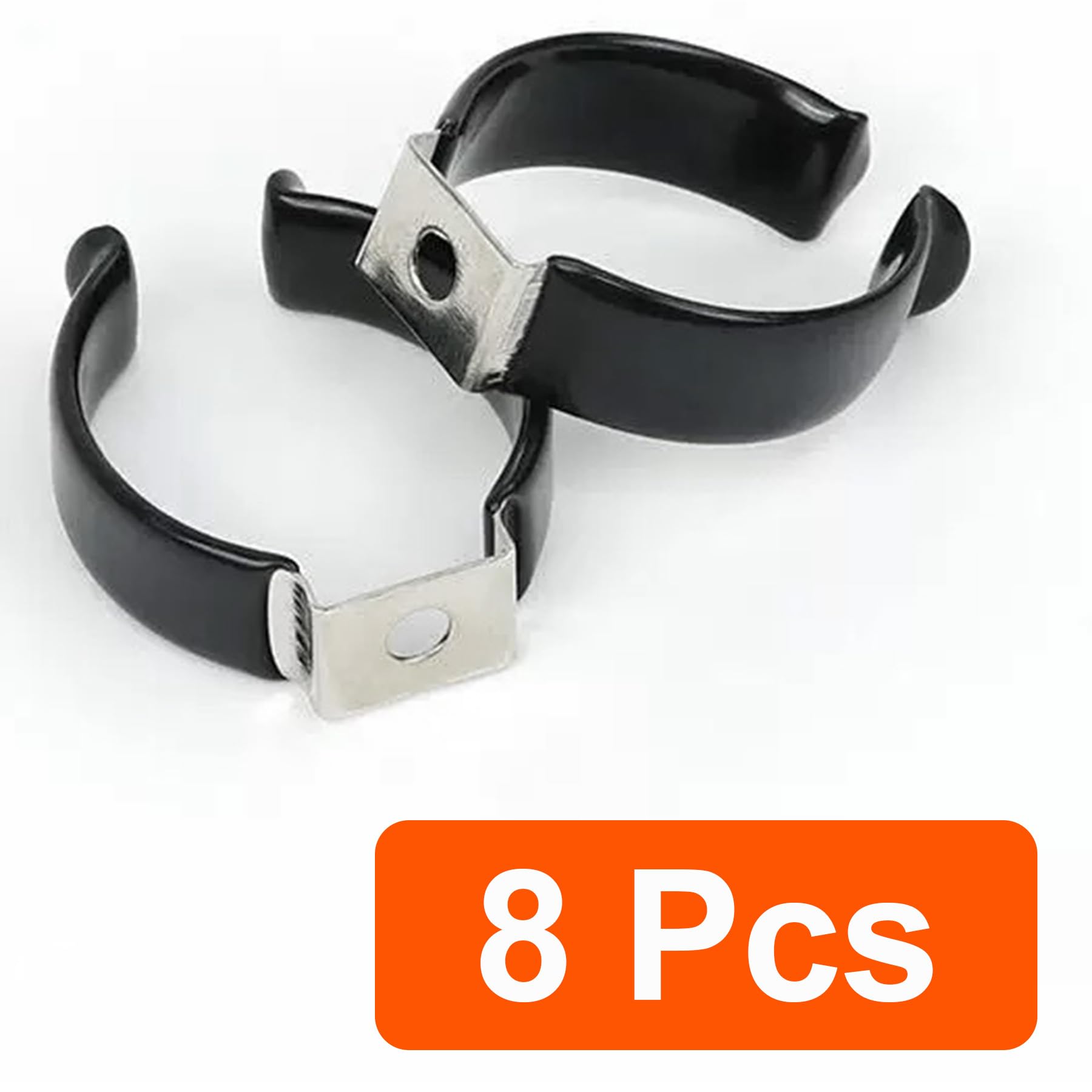 LEPEVNEY T8 U-Shaped Clips Tool Holder Clamp for LED Light Bulb Mounting 304 Stainless Steel Rope Support Holder Sping U Clip Pack of 8 - Image 3