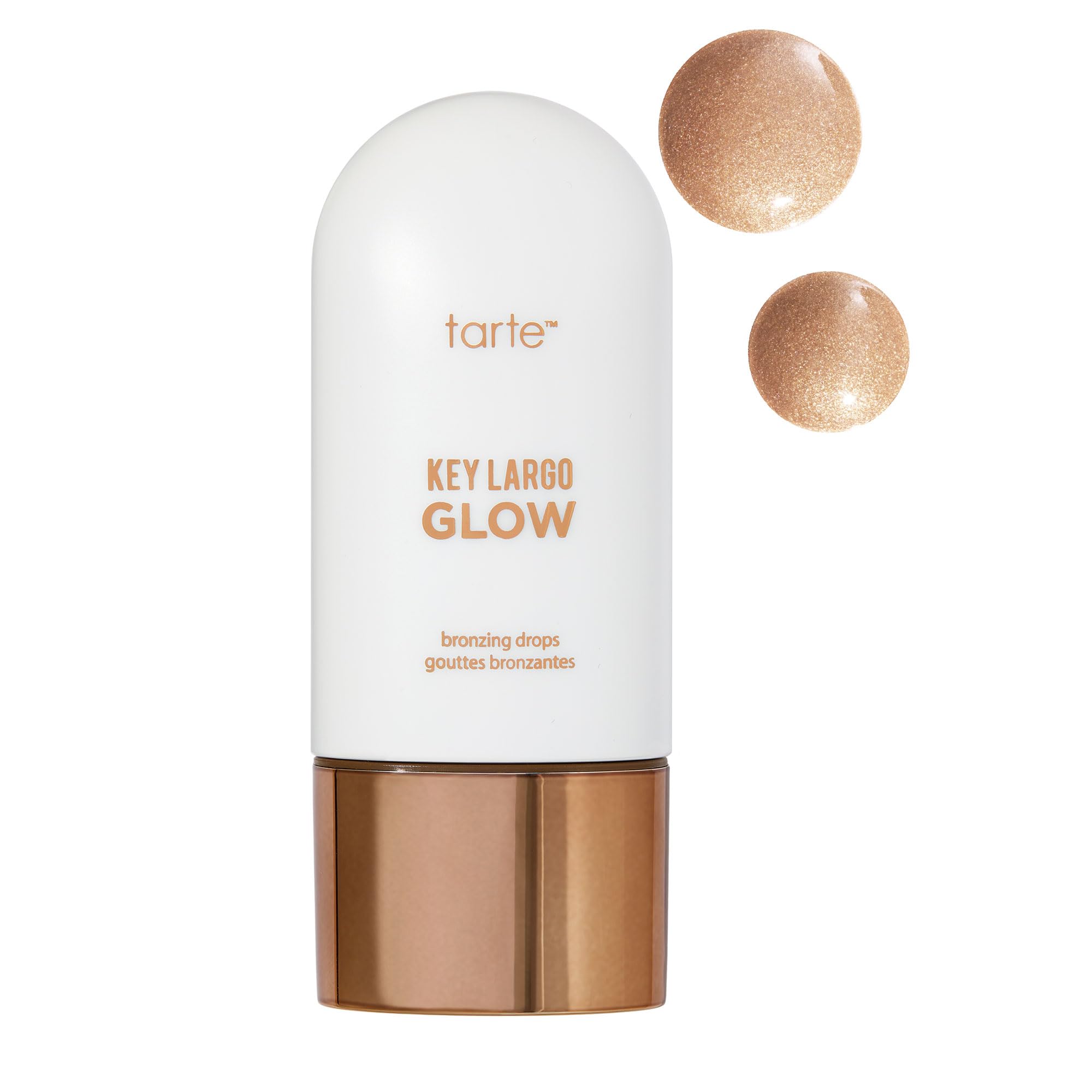 tarte key largo glow bronzing drops – Luminous Serum-Infused Liquid Bronzer with Vegan Squalane & Vitamin E for Sun-Kissed Radiant Glow & Lightweight Hydration, Cruelty Free