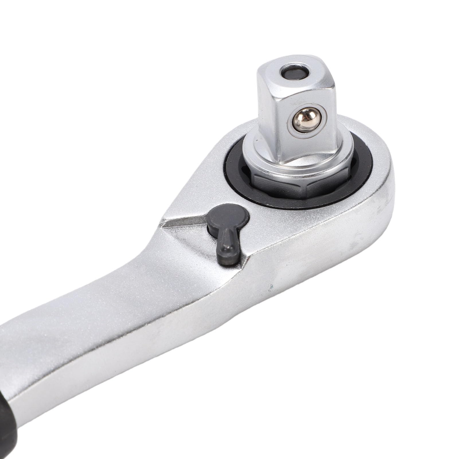 Goshyda Juego de Llaves de Paso de 17 Uds., Tomas Métricas de Accionamiento de 3/8 Pulgadas y 1/2 Pulgadas, 2 en 1, Trinquete de 72 Dientes, Kit de Llave con Perno Largo de Acero CR V