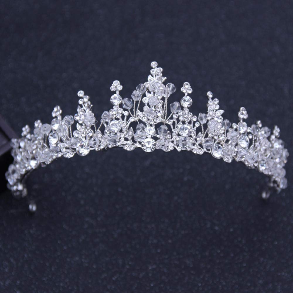 Tiara, stop strasu, ozdoba na głowę dla panny młodej, kryształ, dla kobiet, prosta, modna ozdoba na wesele, ozdoba do włosów, opaska na czoło w stylu vintage, prezent