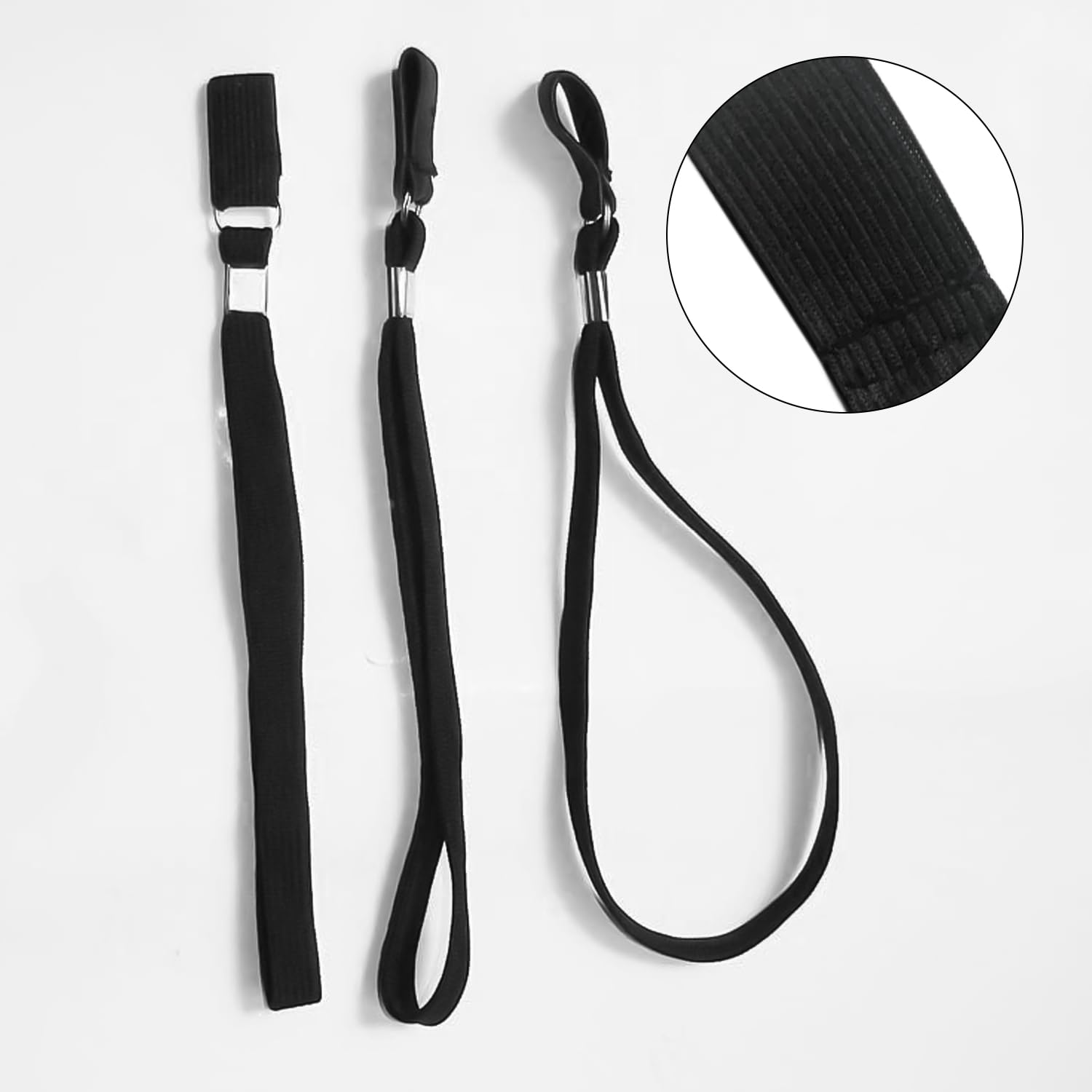 SLEEKEE 6 cuerdas de mano para muletas, muñequeras de nailon, bastones de senderismo, accesorios para muletas, cuerdas de mano universales, correas de fijación