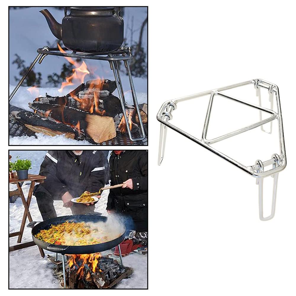 Bbq Burner Stand Outdoor Camping Hiking Stove Rack Ultralight Folding Pot Burner Stand Burner Stand