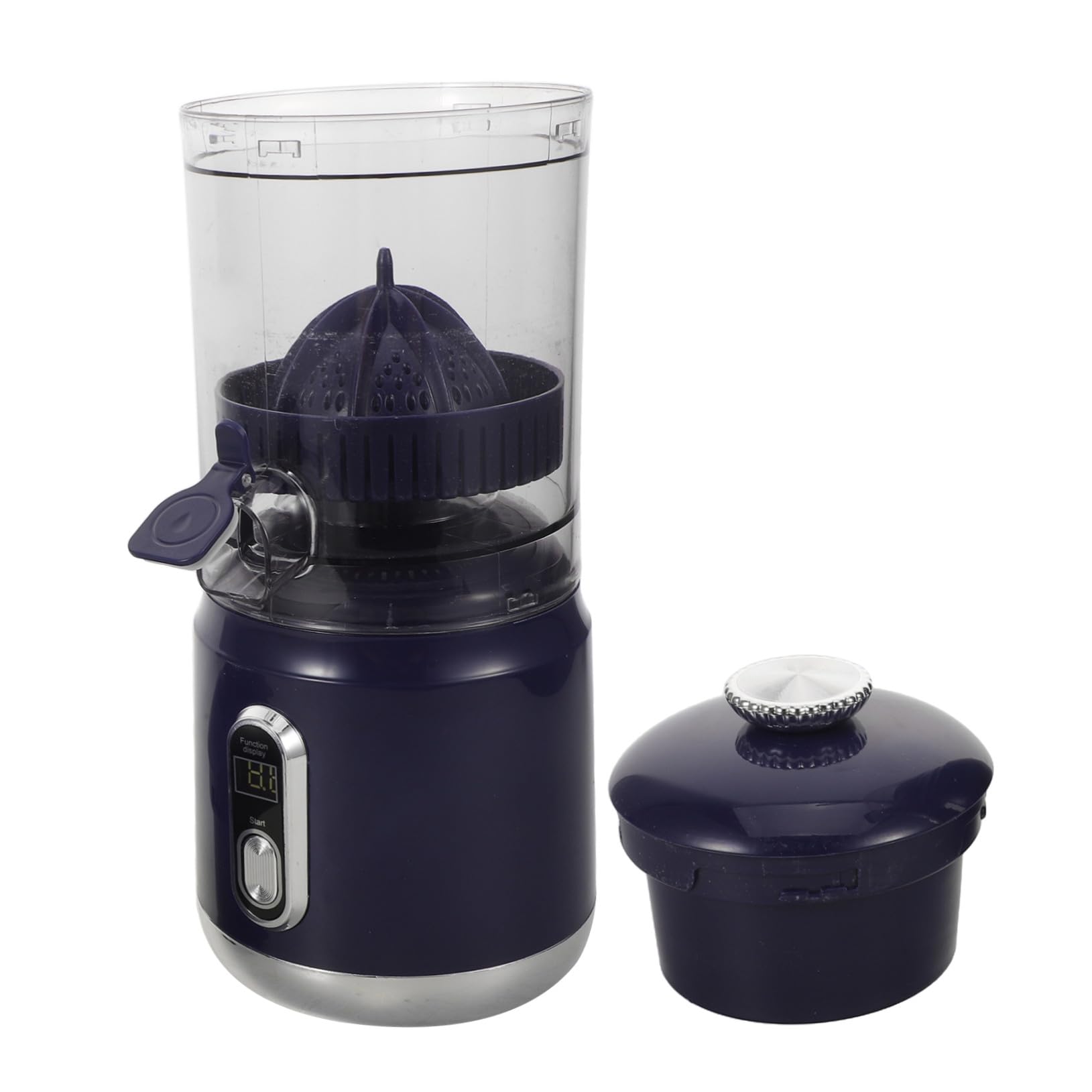 Zerodeko Exprimidor Portátil de Cítricos Exprimidor de Naranjas Eléctrico con Separador de Jugo Extractor de Jugo para Limón y Naranja para Viajes y Casa