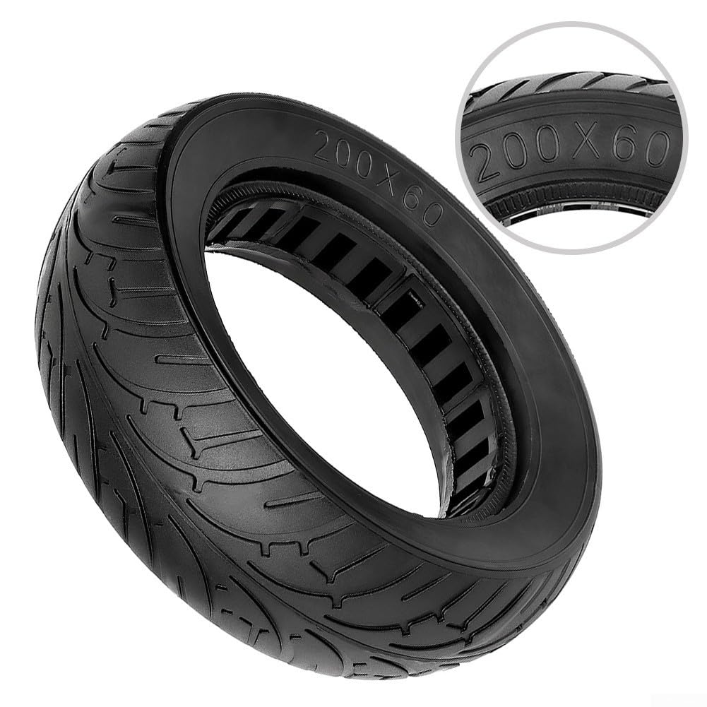 Roues de Rechange pour Scooter, Pneu en Caoutchouc pour Scooter électrique de 8 Pouces, Moteur sans balais 200x60, Roue arrière, pneus Pleins
