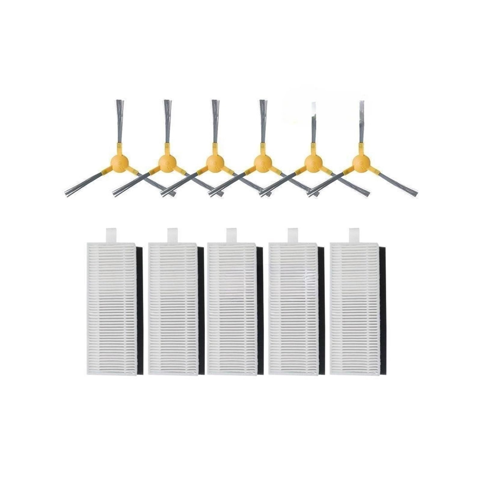 Hepa Filter Mop Cloth Main Brush Compatible with Neatsvor X500/600 Pro Tesvor X500 Pro T8 M1 Robotic Vacuum Cleaner Accessories Replacement (Color : Set 12)-image-30