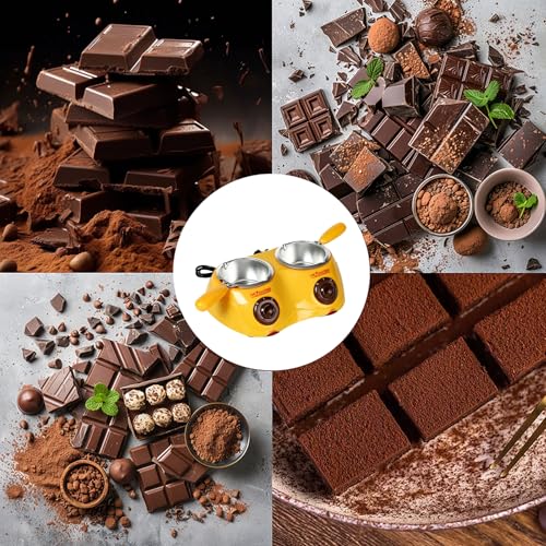 Set eléctrico para derretir chocolate doble horno miniatura 6