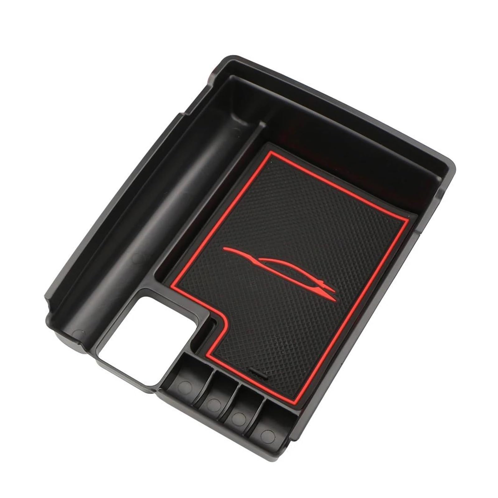 REQIANOZ For X-trail For X Trail For Xtrail For T32 For Rogue 2014-2018 Central Storage Armrest Box Arm Rest Storage Box(With Red Mats)