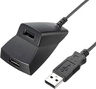 SANWA SUPPLY 山业带电源2口 USB2.0集线器 ( 黑色 ) USB - 2h215bk