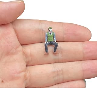 1/64 ジオラマ 座っているポーズダークJokerミニチュア 人形プラモデルmini gtミニチュア 小物 レジンおもちゃ クラシック シミュレーション ドールコレクションシリーズ ガチャガチャ おもちゃ