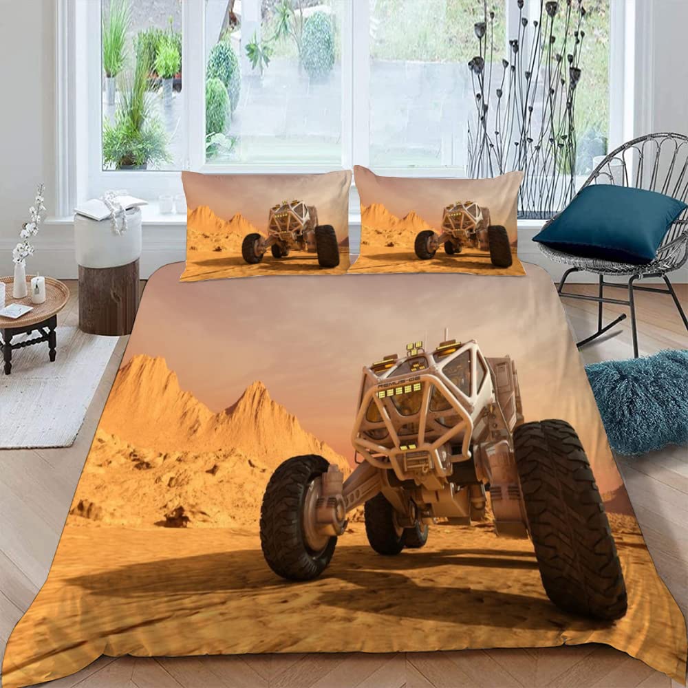 Housse de couette voiture 3D 240x260 cm, l'idée cadeau idéale pour passionnés