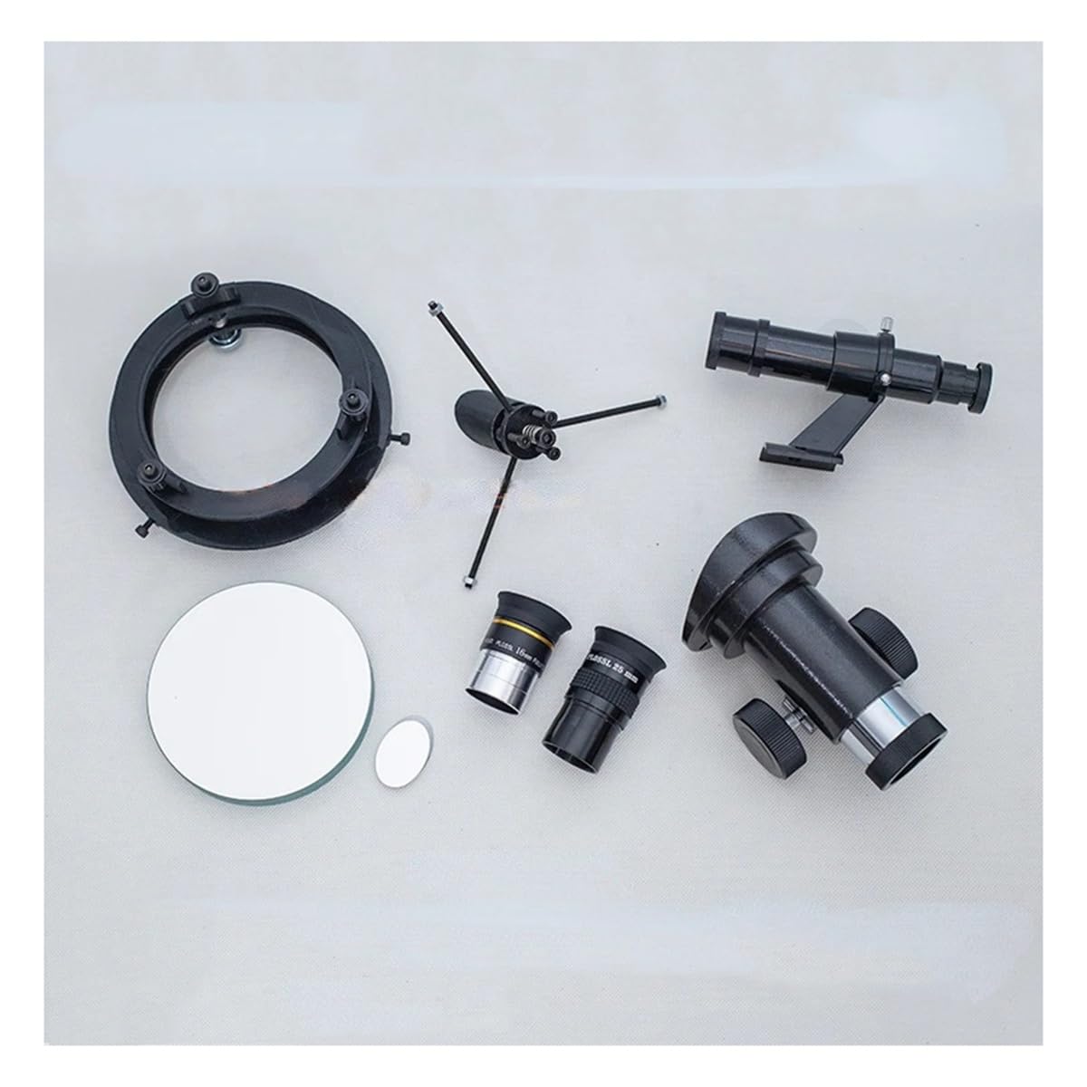 Accesorios para telescopios astronómicos con ocular y base de espejo reflector 114F900 Set 8