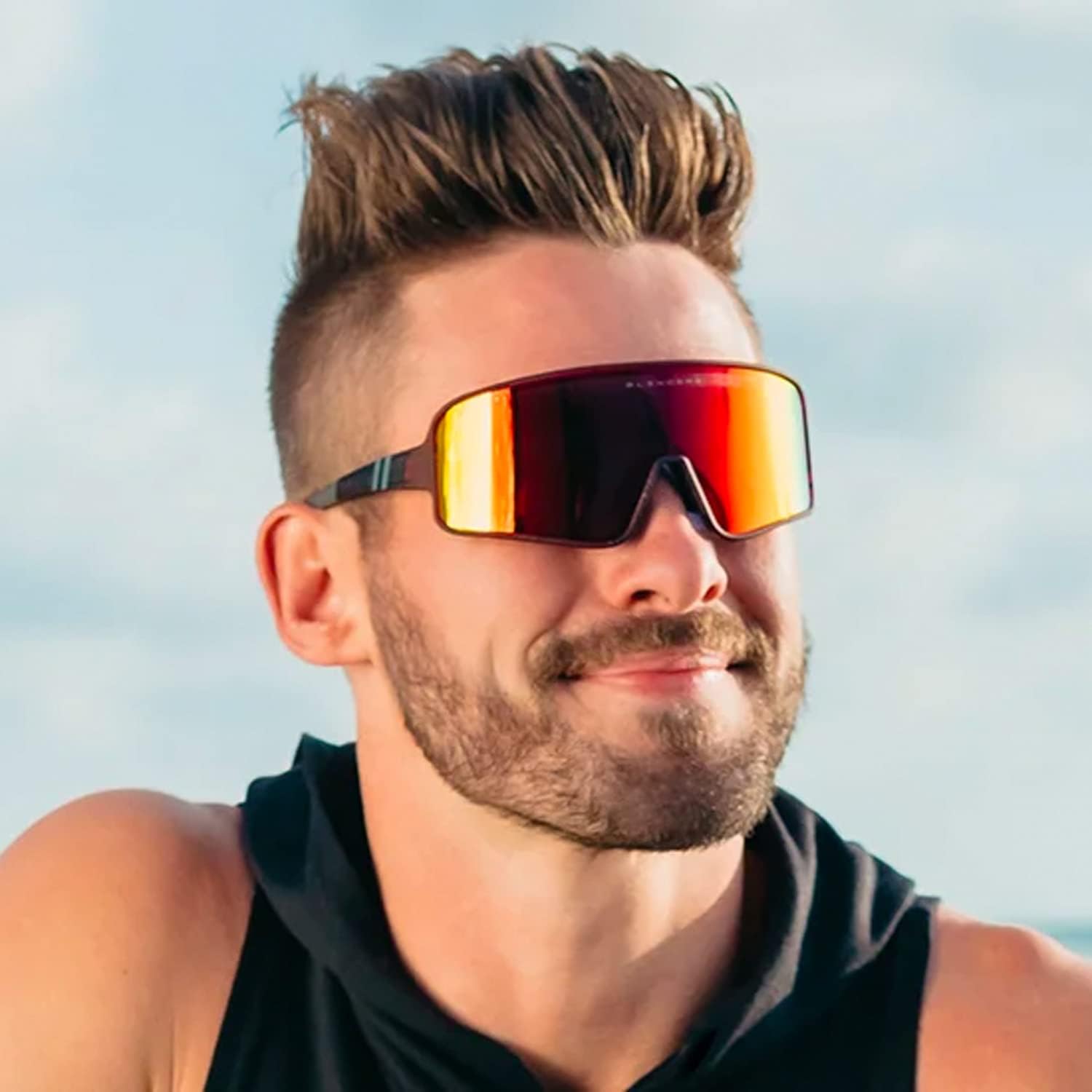 Blenders Eyewear Eclipse – Polarized Sunglasses – Wrap-Around Lens – 100% UV Protection – For Men & Women - Image 7