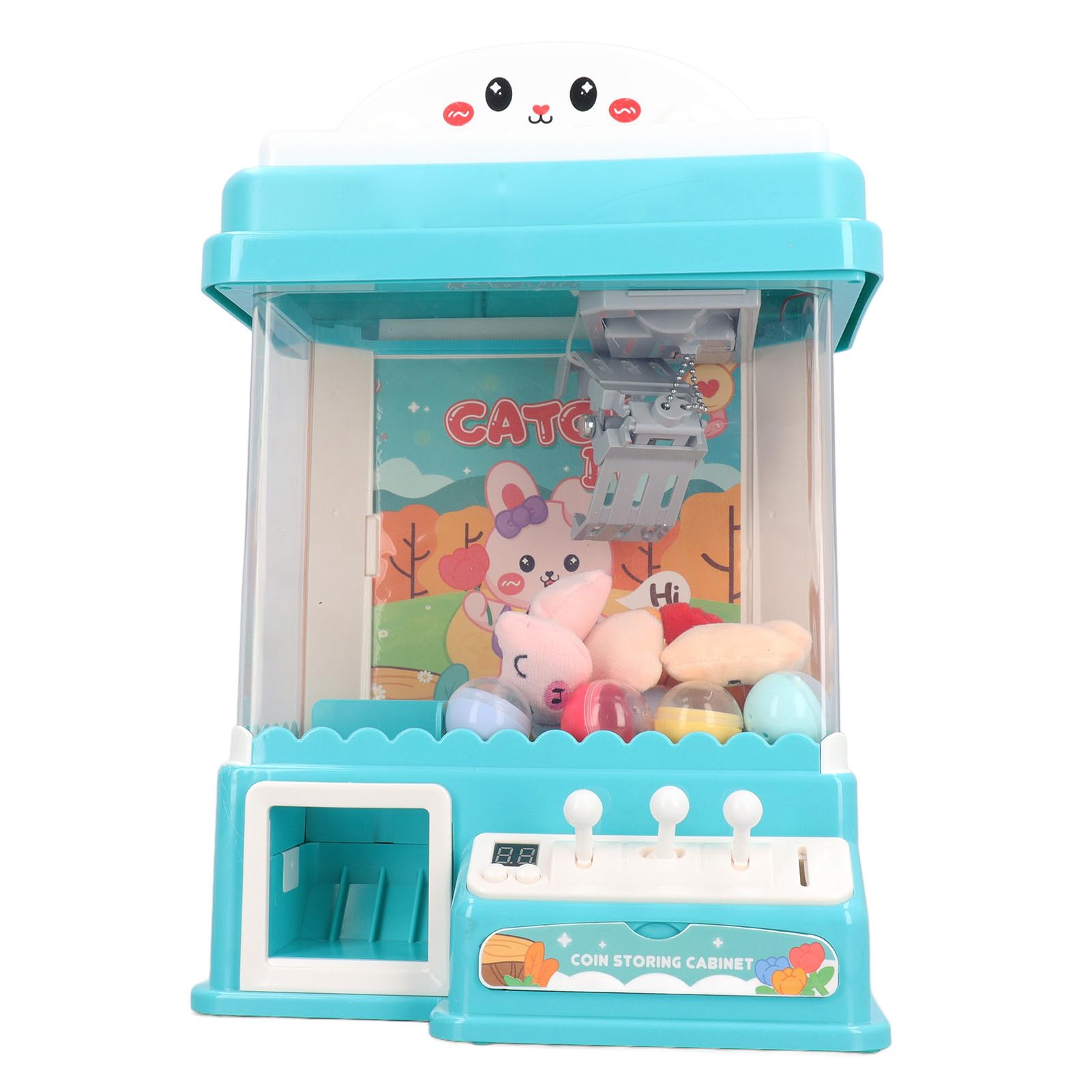Macchina di acquisizione di giochi ad artiglio, alimentata tramite USB, con musica, per premi, giocattoli di compleanno per bambini