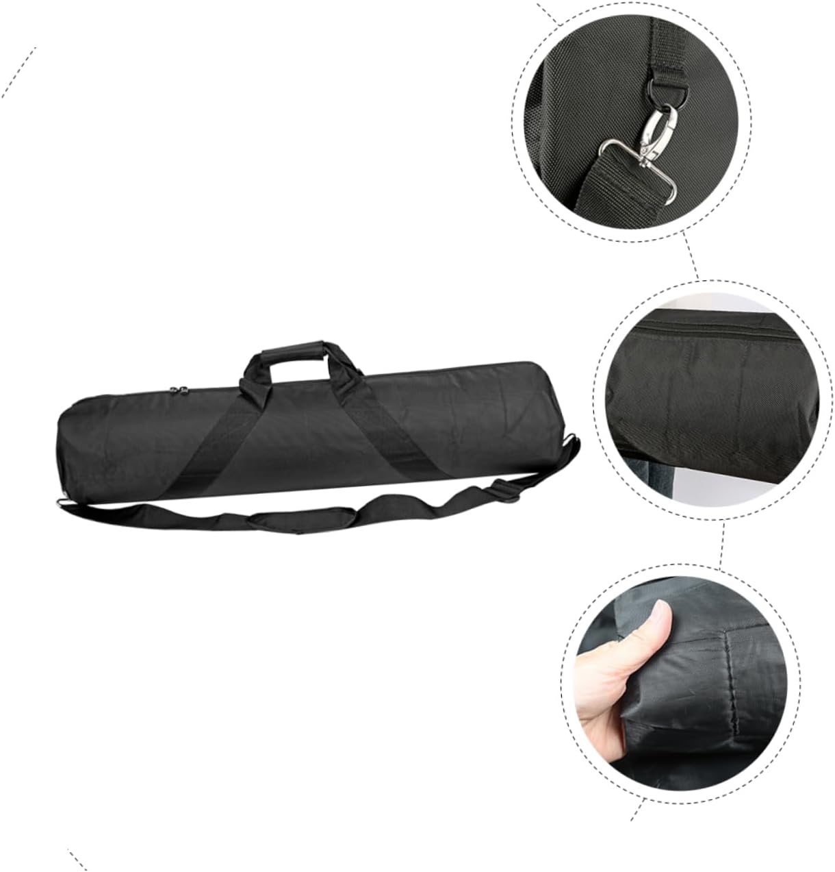Tripod Carrying Case Bag Thick Oxford Cloth Photography Equipment Storage Bag with Shoulder Strap and Handle Long for Outdoor Photography Monopods