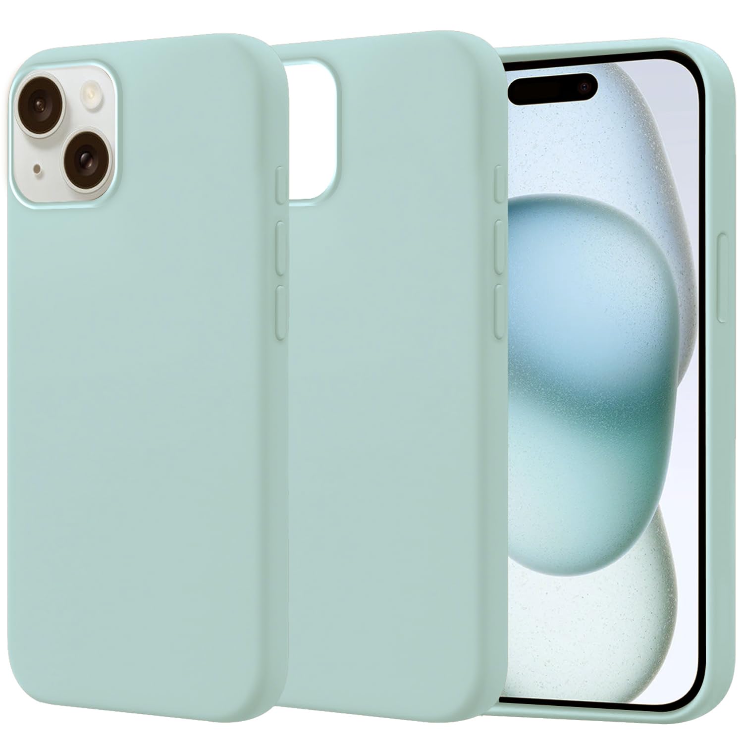 amazon basics Liquid Silicone Case for iPhone 15 Plus | Shockproof, Drop and Camera Protection, Soft Microfiber Lining Inside| Back Case Cover for iPhone 15 Plus - Light Blue (B0CK2VG6HV) Amazon Price History, Amazon Price Tracker