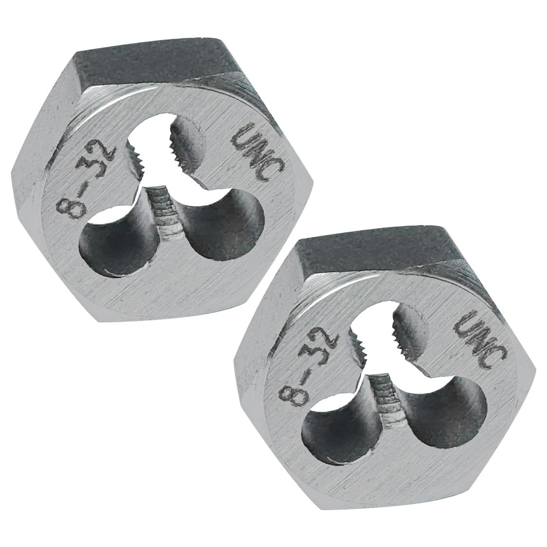 10-32 Hex Die 2 Pcs Right Hand Thread Repair Tool Alloy Steel Hexagonal Die for External Thread Cutting and Screw Thread Restoring in Metalworking and Machinery — Amazon image 9