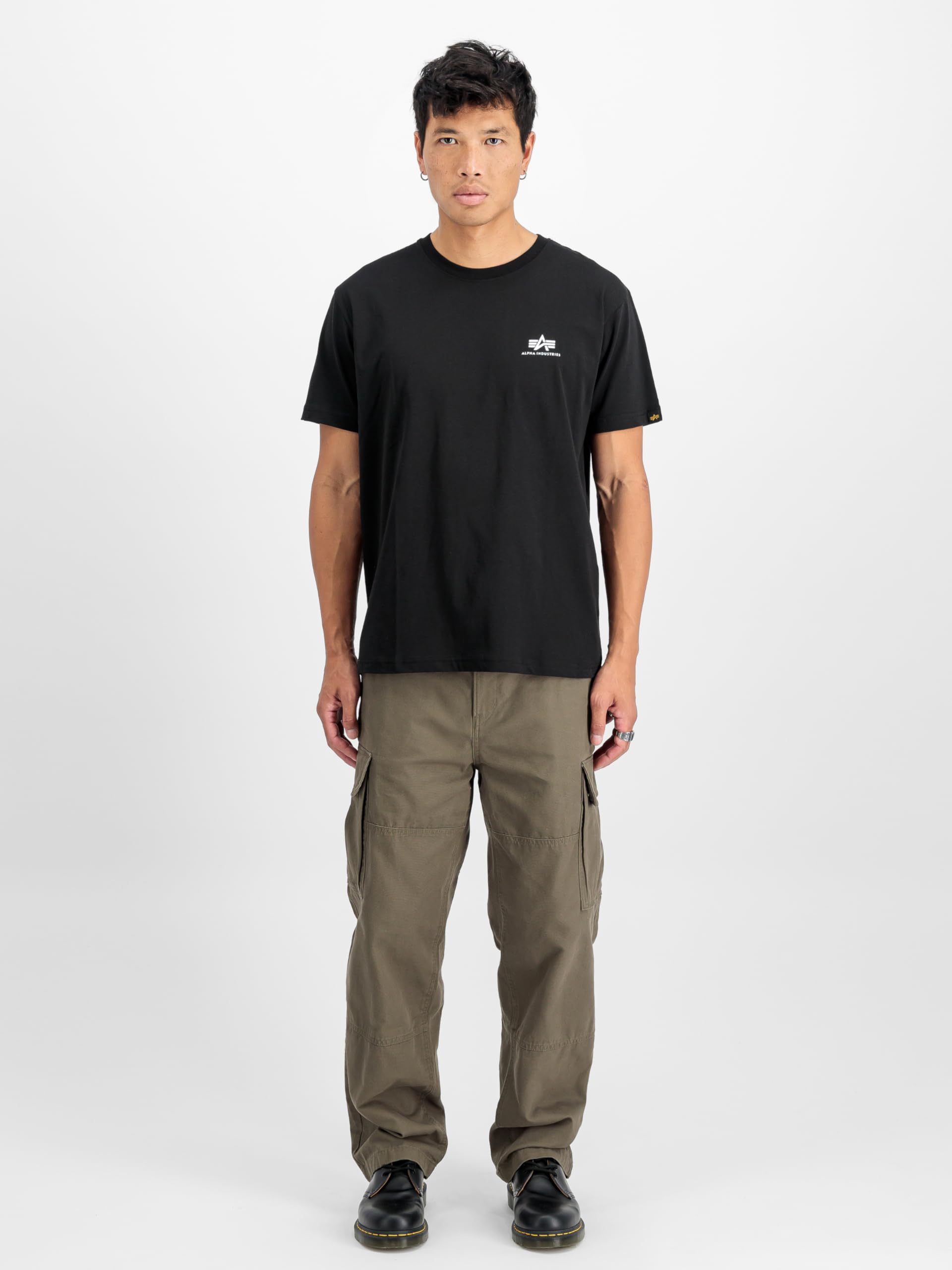 Alpha Industries Herren Basic Small Logo T-Shirt
