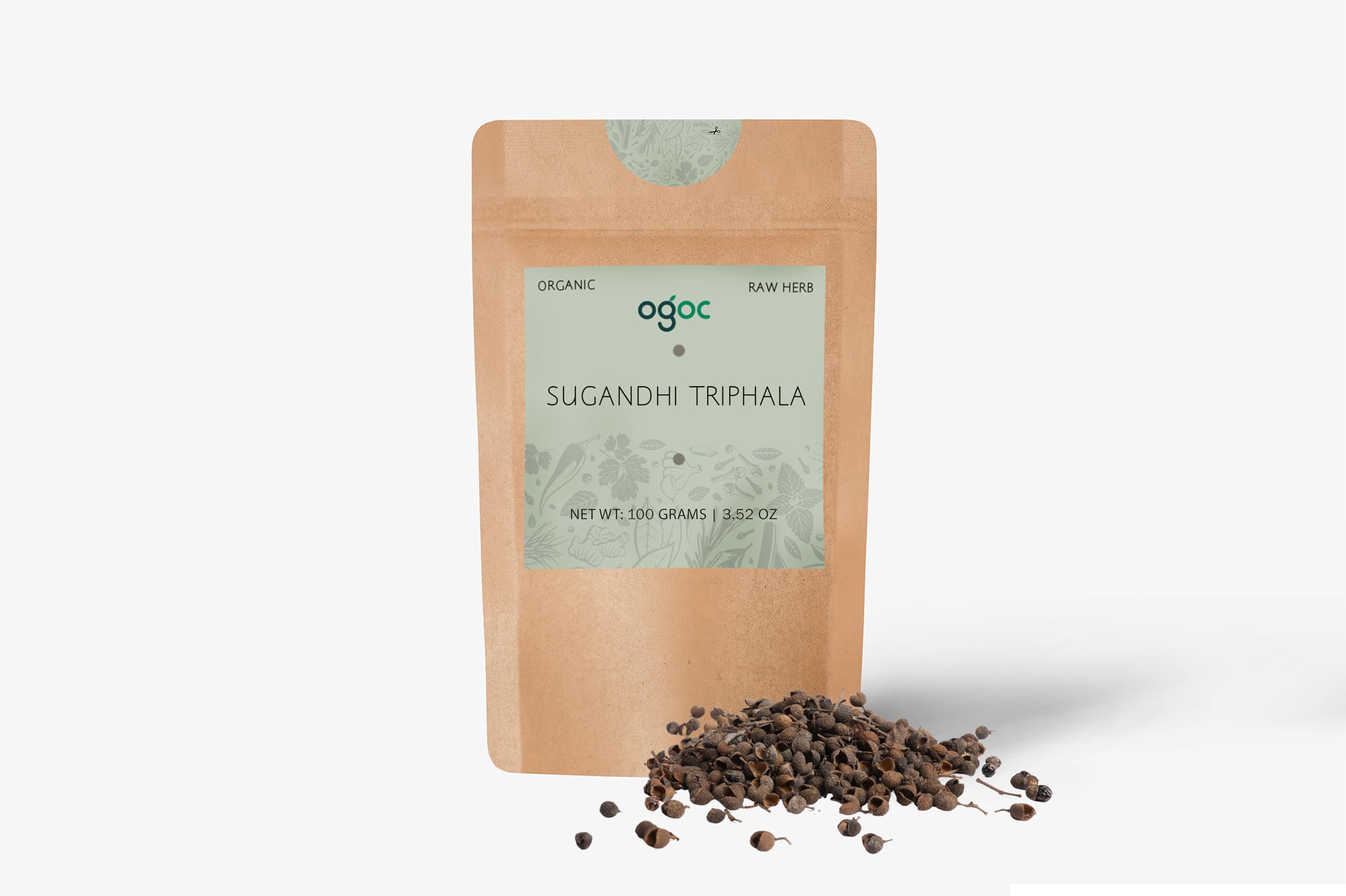 OGOC Sugandhi Triphala - A Powerful Ayurvedic Blend for Digestive Health and Immune Support (100g)