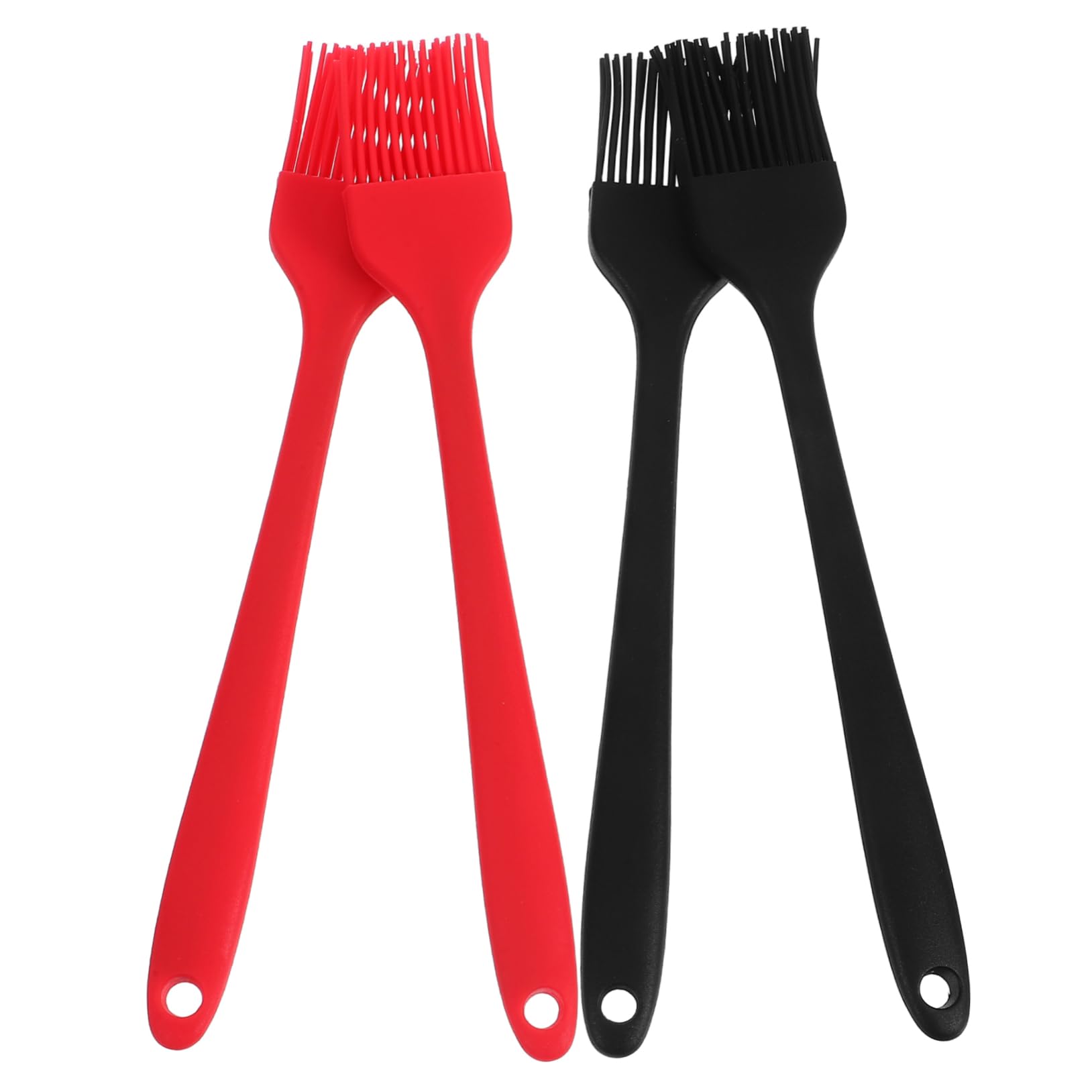 BESTonZON 4pcs Heat Resistant Marinade Applicator for Bbq Grilling Baking Non Stick Bristles for Easy Cleaning Kitchen Tool for Home Chefs