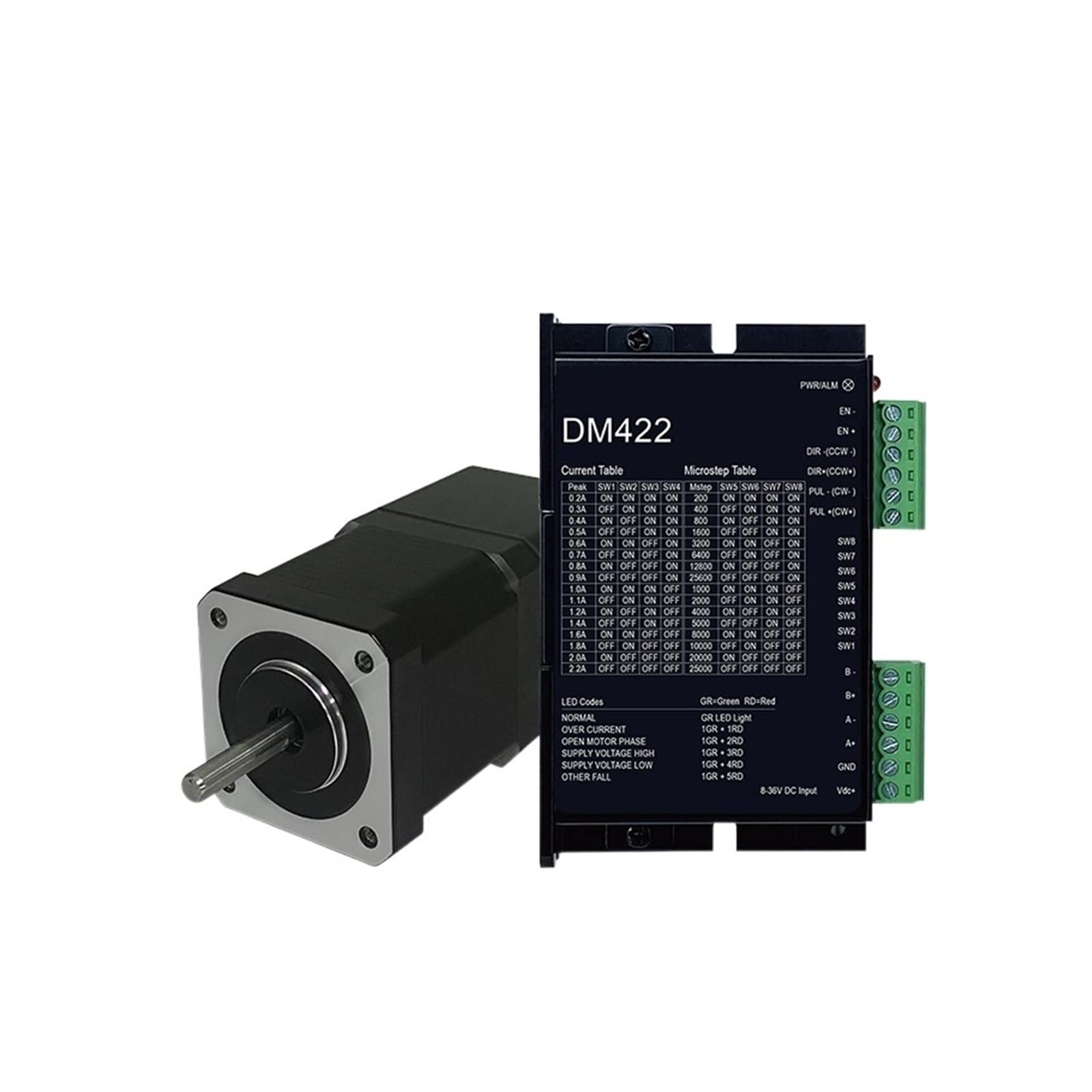 Schrittmotor, 42 57 60 86 Schrittmotor-Treiber-Set Mit Bremse Power-Off-Bremse Selbsthemmender Motor Mit Drehmoment hohes Drehmoment, Stabiler Betrieb(60-88D 60 Torque 2.15NM)
