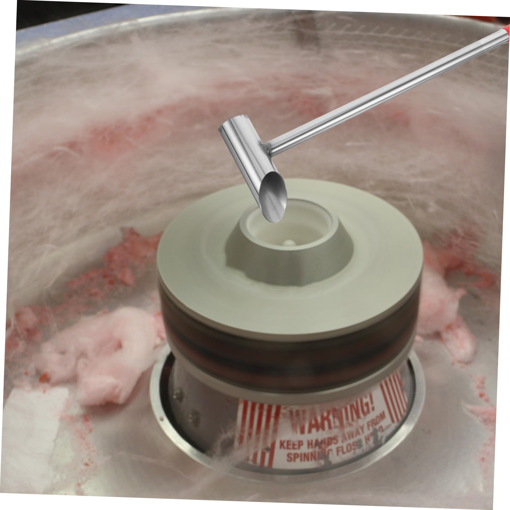 LIFKICH Marshmallow Making Sugar Scooper Long Handle Stainless Steel Spoon Cotton Candy Sugar Scoop Household Marshmallow Scoop