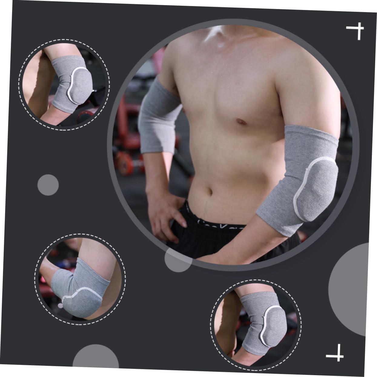 Elbow Guard Alternative Elbow Sleeve Breathable Material Brace for Protection
