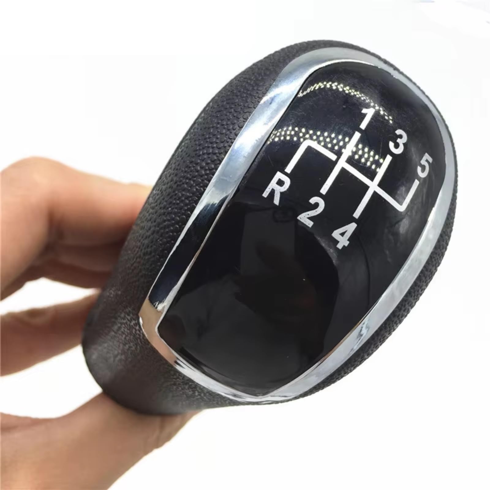 HILLAR Car Gear Stick Knob for Benz C-Class W202 W208 E-Class W210 W203 S203 / W245 W169 (04-12)/ W168 (97-04) 5/6 Speed Car Shift Gear Knob(Type1)