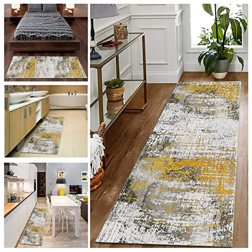 Tapis de couloir étroit antidérapant lavable 60x500cm haute adhérence pour grand couloir