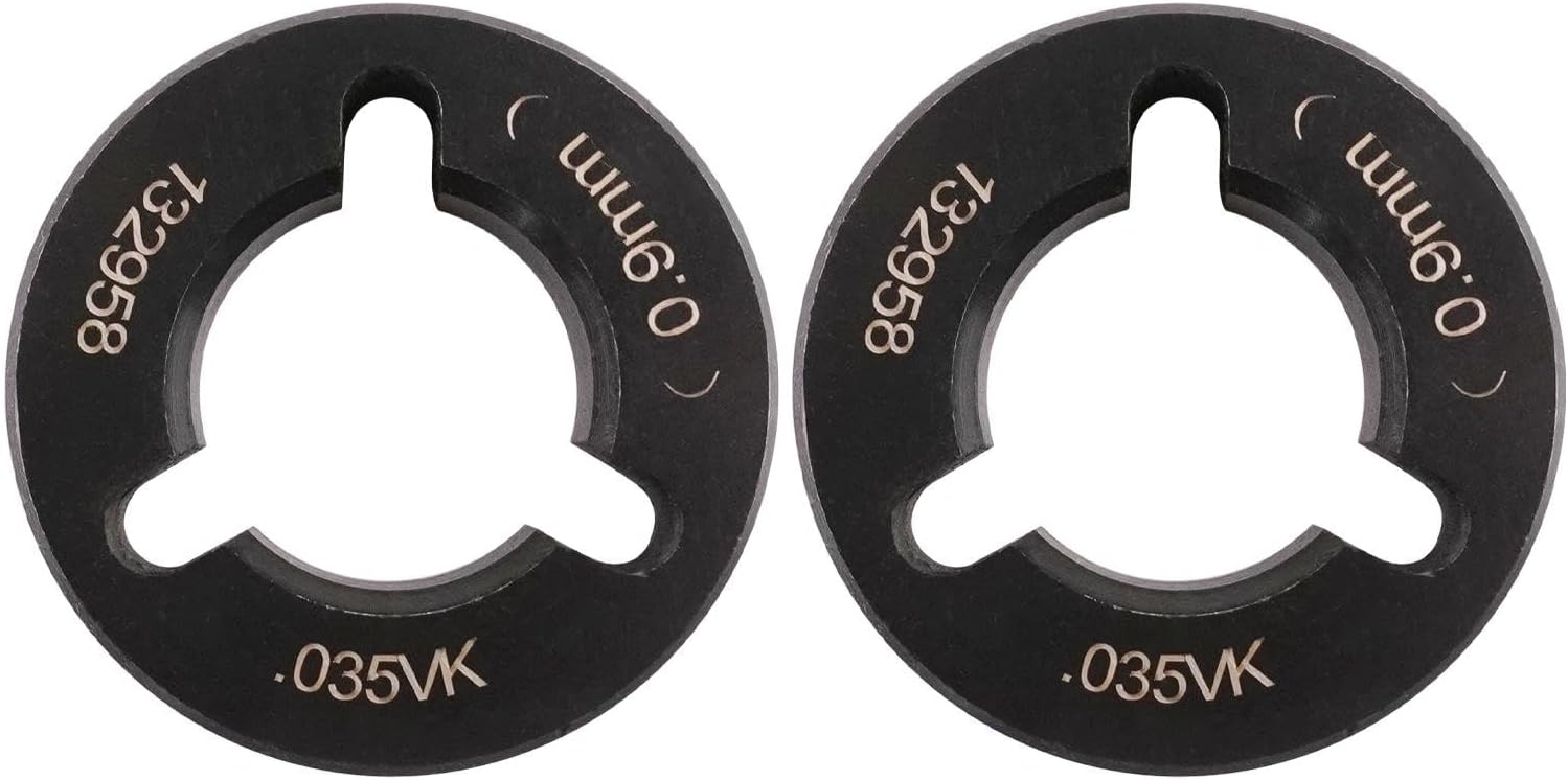 2 Pcs Drive Roll VK-Groove .045" Compatible with Miller Millermatic 200 210 212 250 251 252 DVI Pulser Vintage Mig Welder Replaces 132957 .045" Drive Roll Kit