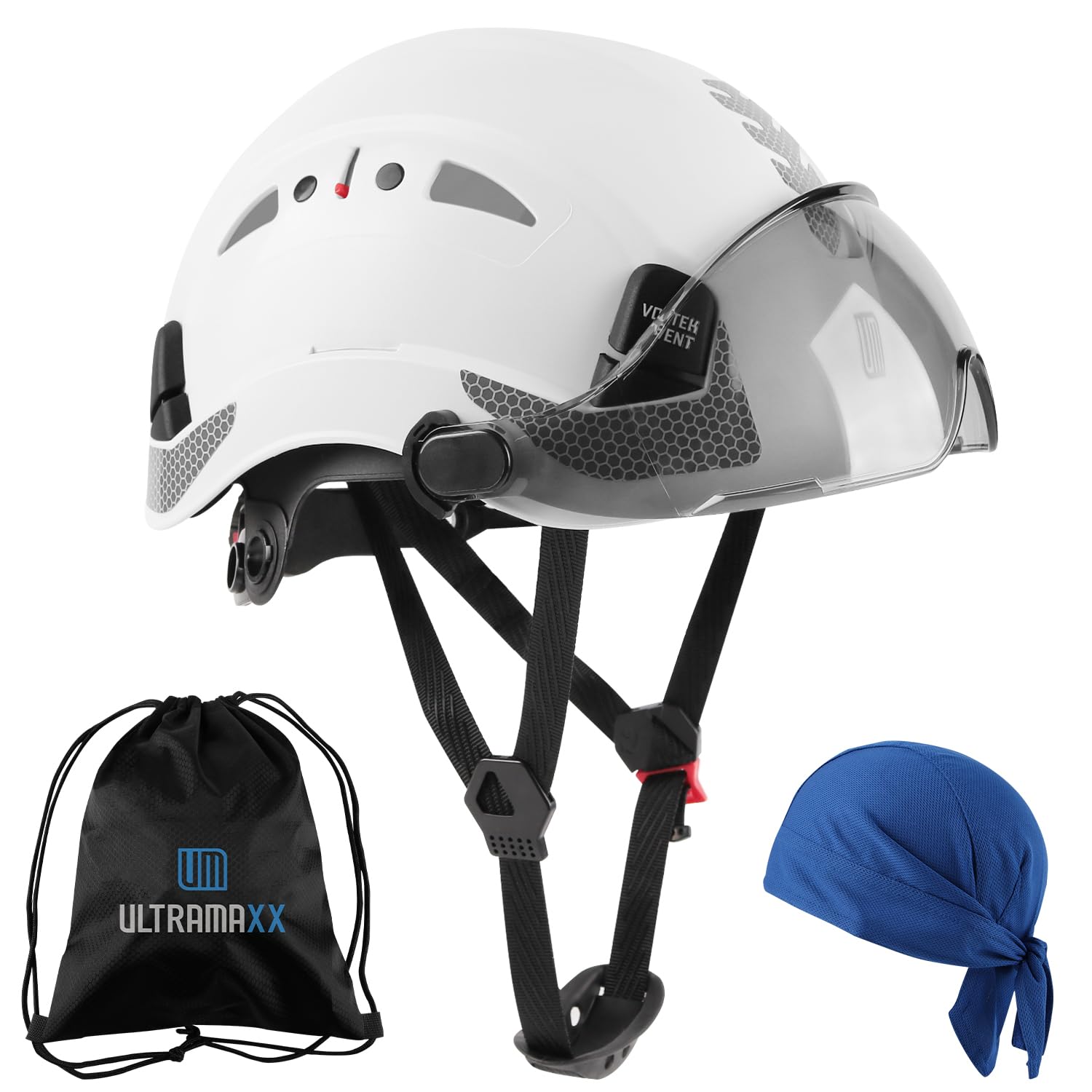 UM ULTRAMAXX Safety Helmet Hard Hat, ANSI Z89.1 Approved Lightweight Vented Work Helmet, 6-Point Adjustable Ratchet Suspension Hardhat Ideal for Industrial and Construction