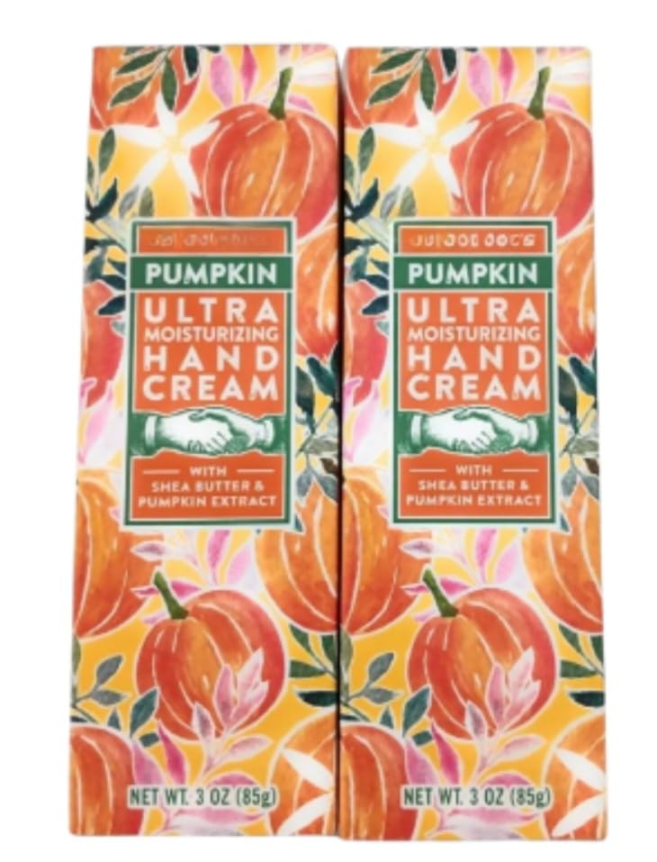 Pumpkin Ultra Moisturizing Hand Cream with Shea Butter, Coconut Oil,...