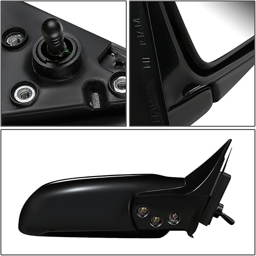 Miniatura 6 de DNA Motoring OEM-MR-MI1321103 Espejo retrovisor plegable sin calefacción con ajuste manual lateral derecho compatible con Mirage 1987-1996