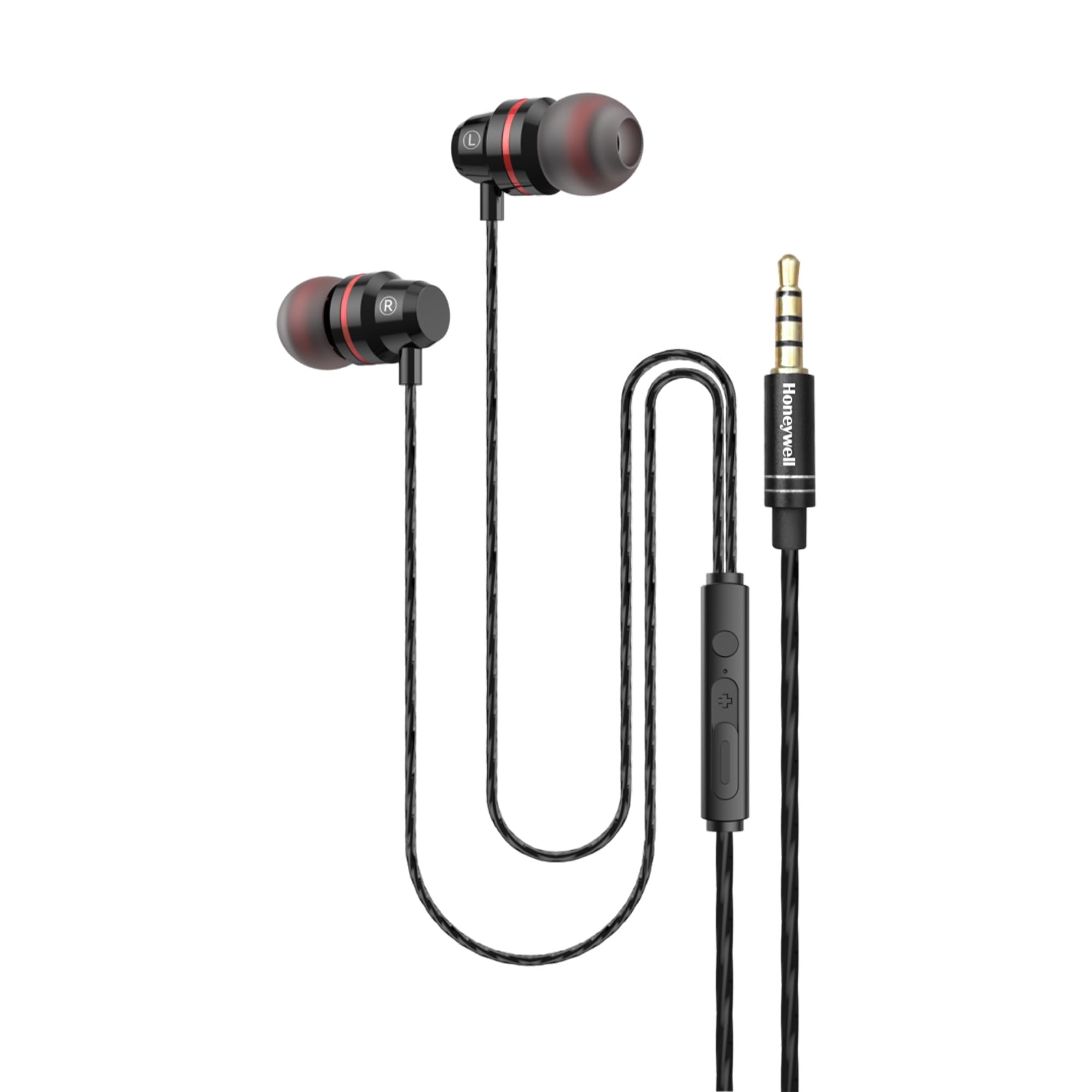 (Refurbished) Honeywell Moxie V50 Wired Earphones with Built in Mic, 10mm*2 Drivers, Passive Noice Cancellation, Deep Bass & Clear Sound, Ultra HD Mic Quality, 3.5mm AUX, Voice Assistant Enabled, 1.2 Mtr (B0D1RLJYB1) Amazon Price History, Amazon Price Tracker