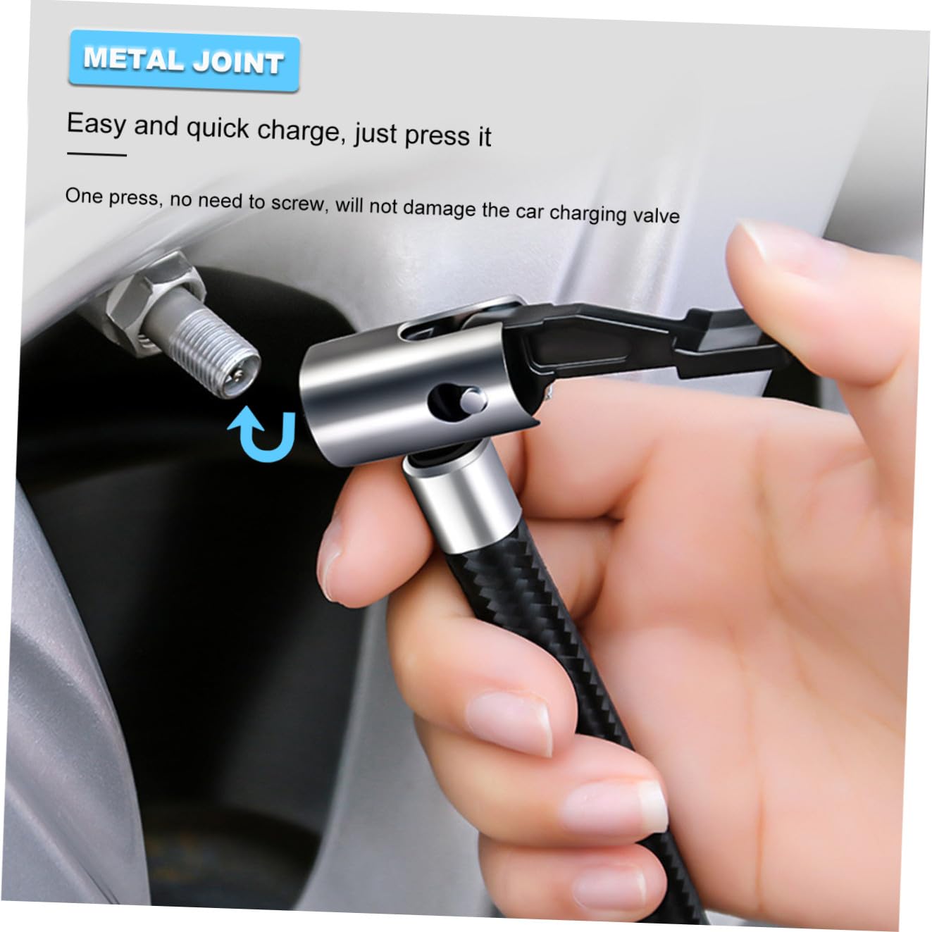 Gatuida Bomba de Aire Eléctrica Portátil para Coche Compresor de Aire para Coche Inflador de Neumáticos para Automóvil