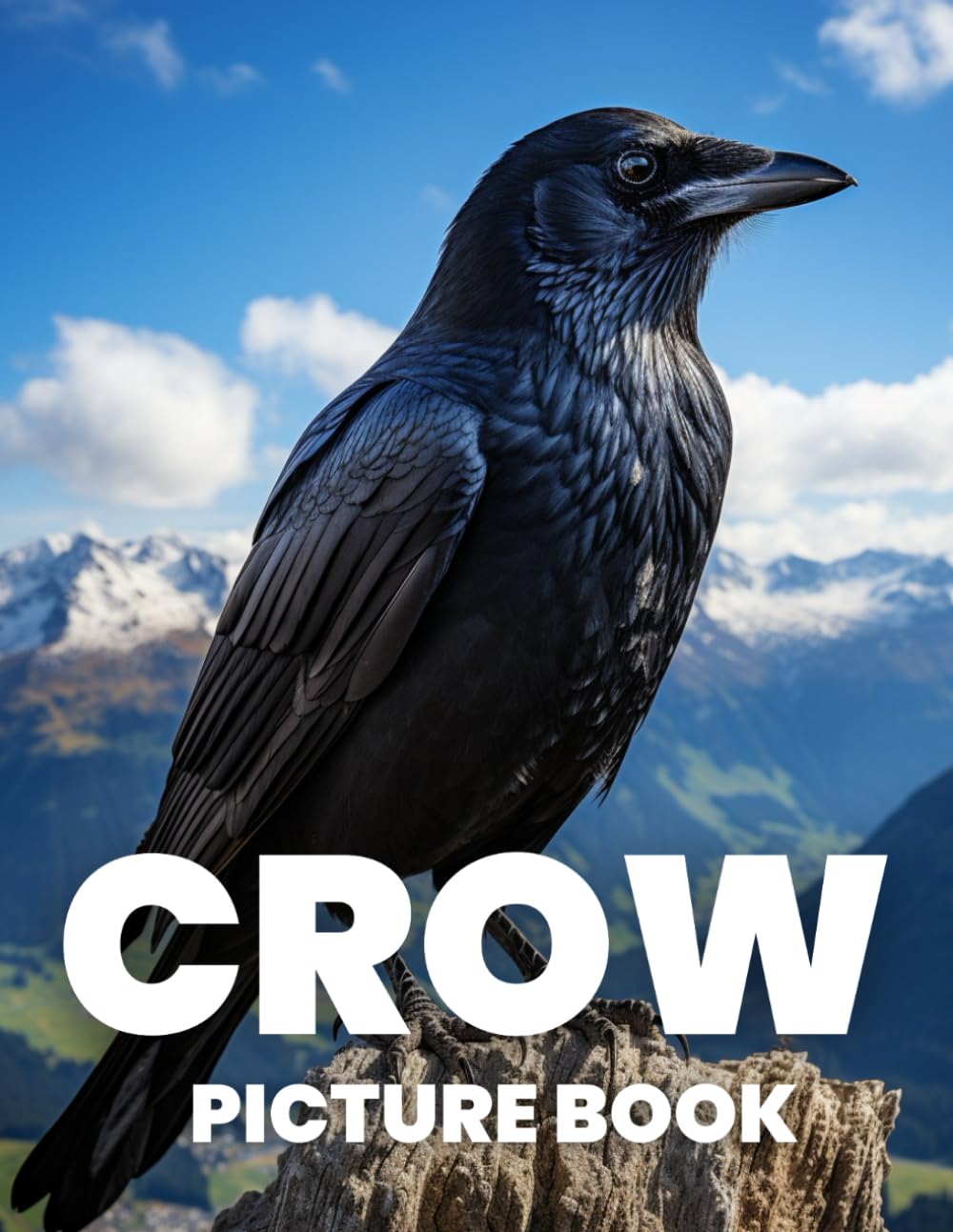Crow Picture Book: 100 Mesmerizing Images of Crows in Their Natural Surroundings