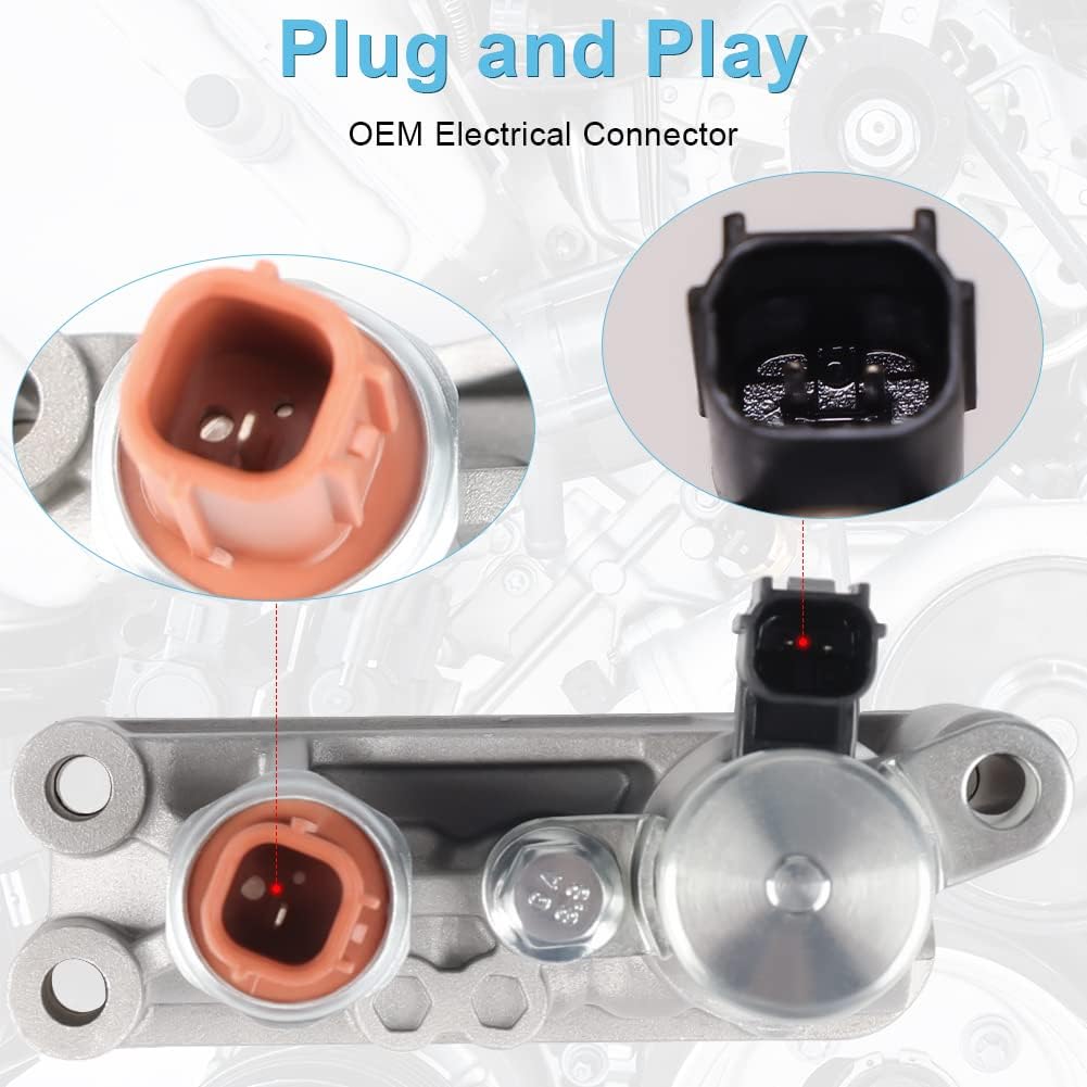 Engine Variable Valve Timing VVT Solenoid - Compatible with Honda Accord (2008-2012), Odyssey (2008-2016), Pilot (2009-2015), Crosstour, Acura RDX - Replacement for 15810-R70-A04, 918-056