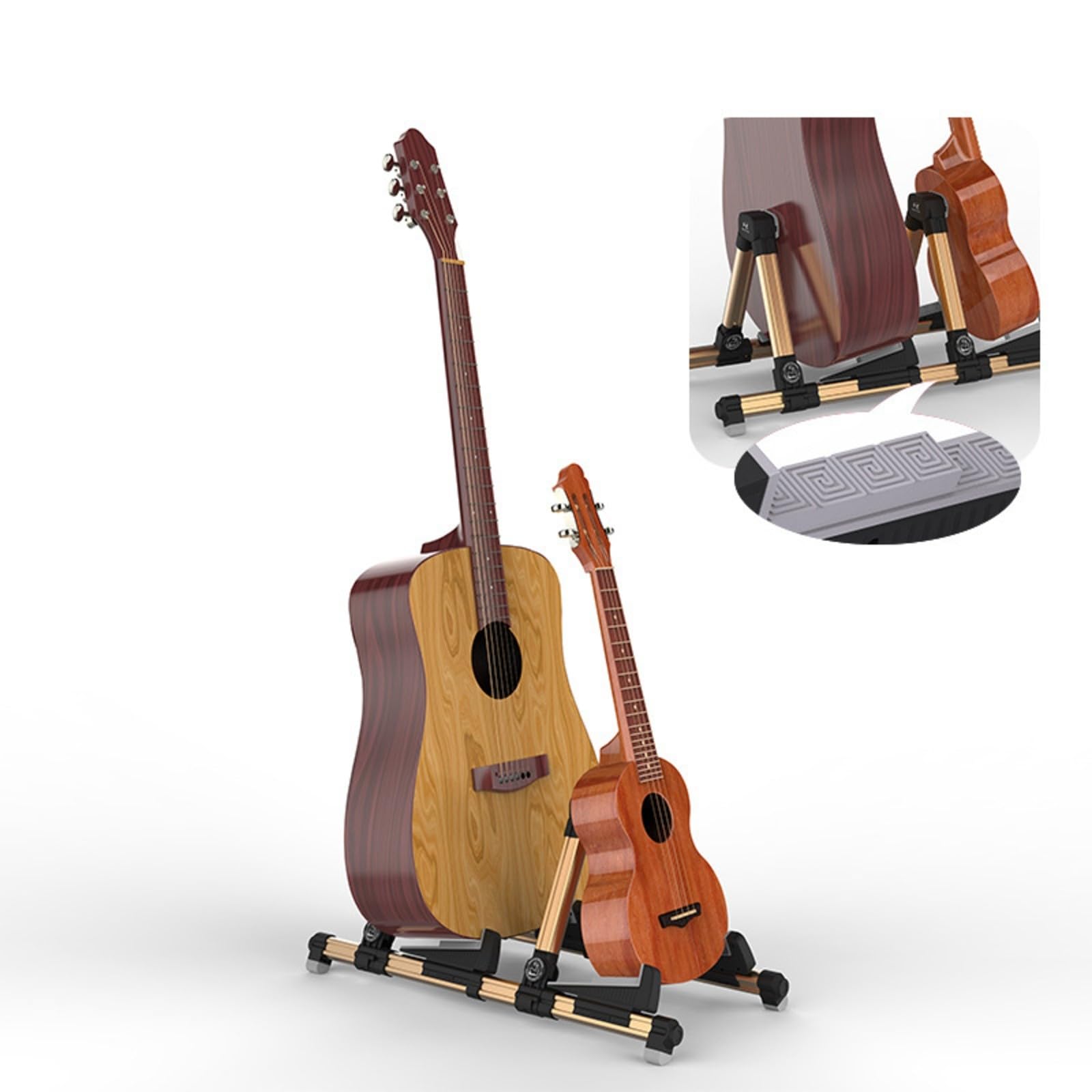 Faltbar ständer faltbarer Gitarrenständer, klappbarer Instrumentenständer, für Zuhause, Proberaum