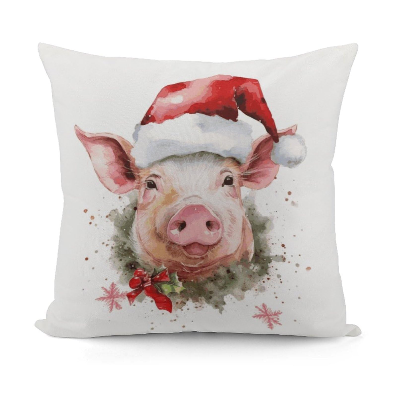 Adfgyerh Style Smiling (2) Decorative Pillow Covers, Throw Pillow Covers Soft For All Seasons, Pillowcases For Couch Living Room Sofa Bedroom 18X18 Inch