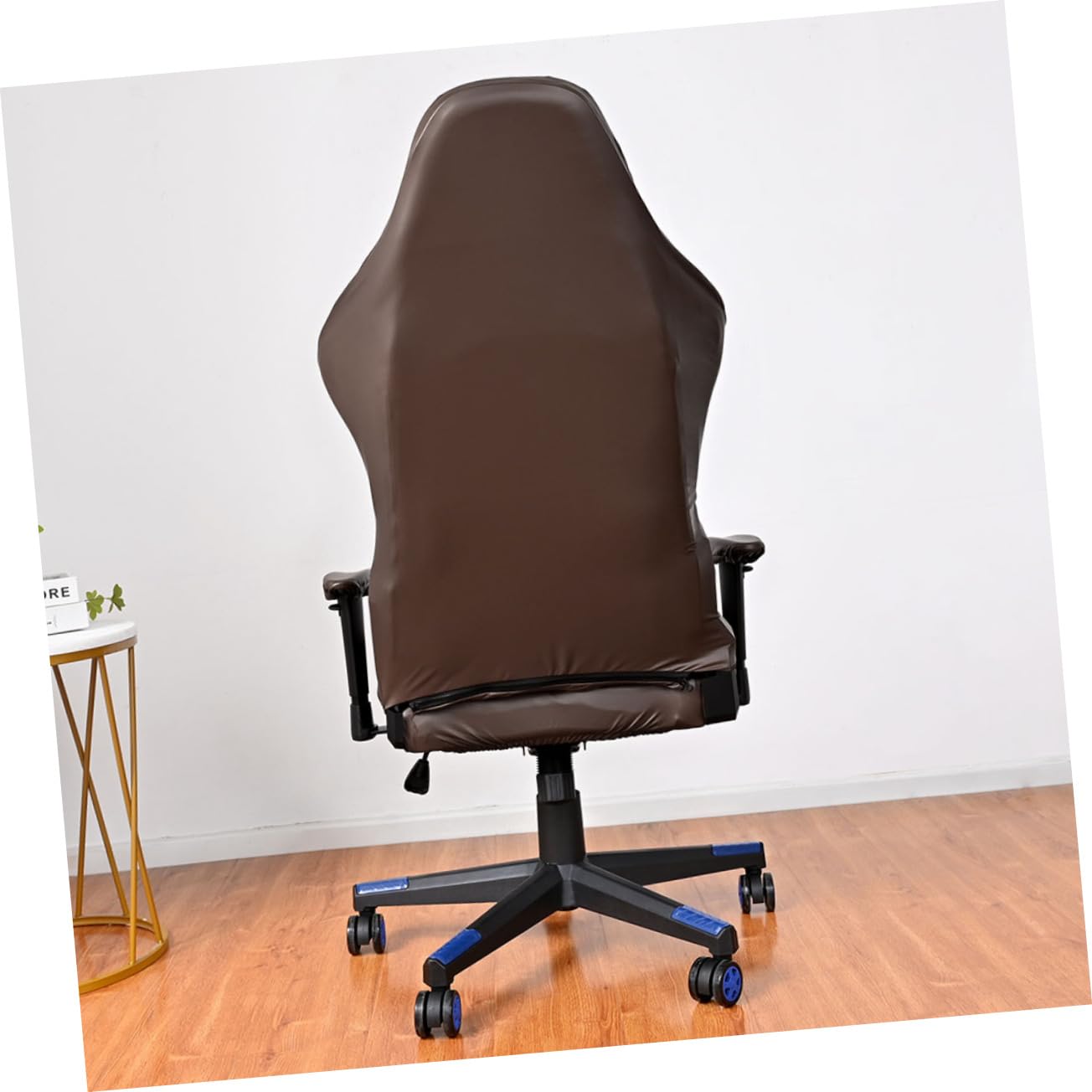 VICASKY Gaming Stuhl Bezug 1 Satz aus Pu und Polyester in Kaffee