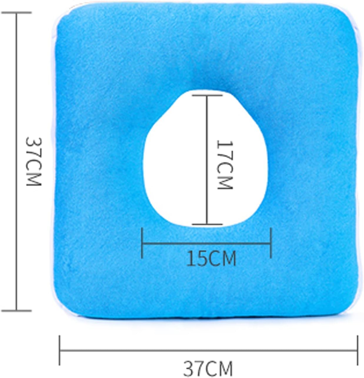 Cojín antiescaras para Silla de Ruedas para aliviar la presión del Paciente postrado en Cama, Almohadilla Tipo Donut para hemorroides, Alivio de la presión, llagas en la Cama, Gris