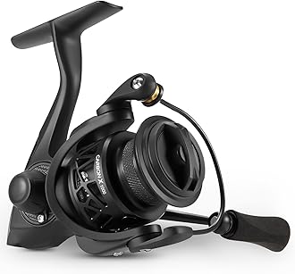 Piscifun Carbon X Spinning Reels, Light to 5.1oz, Carbon Frame and Rotor, 33LBs Max Drag, 10+1 Shielded BB, 5.2:1/6.2:1 High Speed Gear Ratio, Smooth Powerful Saltwater Freshwater Spinning Reel