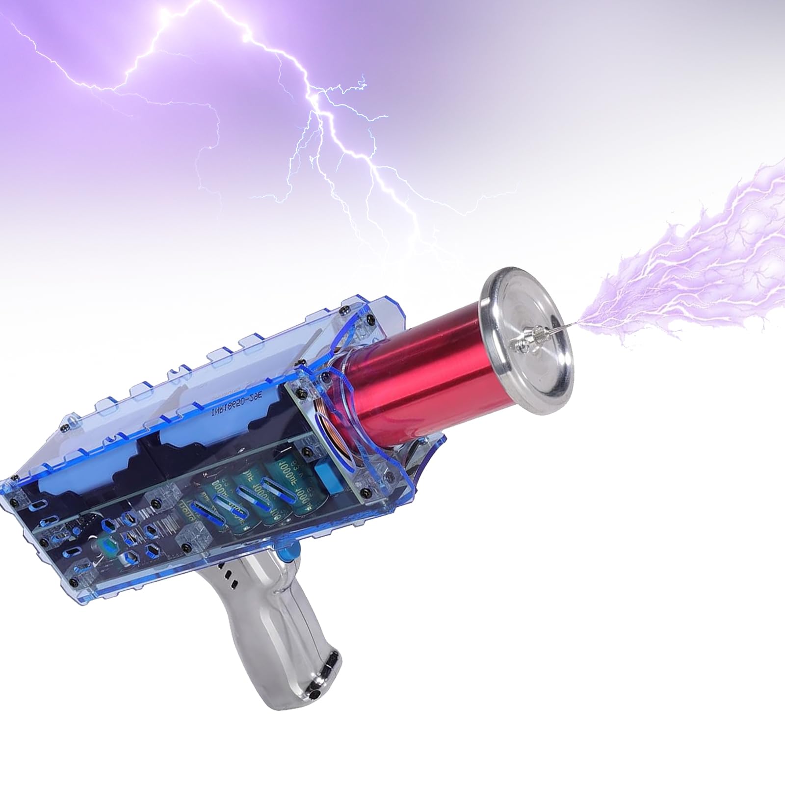 VILA SMO Wireless Tesla Coil Gun, 4th Gen Handheld Arc Generator, 10cm Adjustable Lightning, Automatic Trigger + Single Trigger Dual Mode, for Science Physics Teaching Experiment