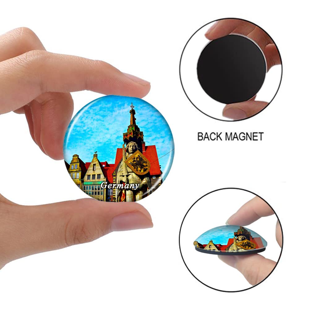 Bremen Duitsland 3D Koelkast Magneet Souvenir Cadeau,Hars Handgemaakte Bremen Koelkast Magneet Huis & Keuken Decoratie Collectie
