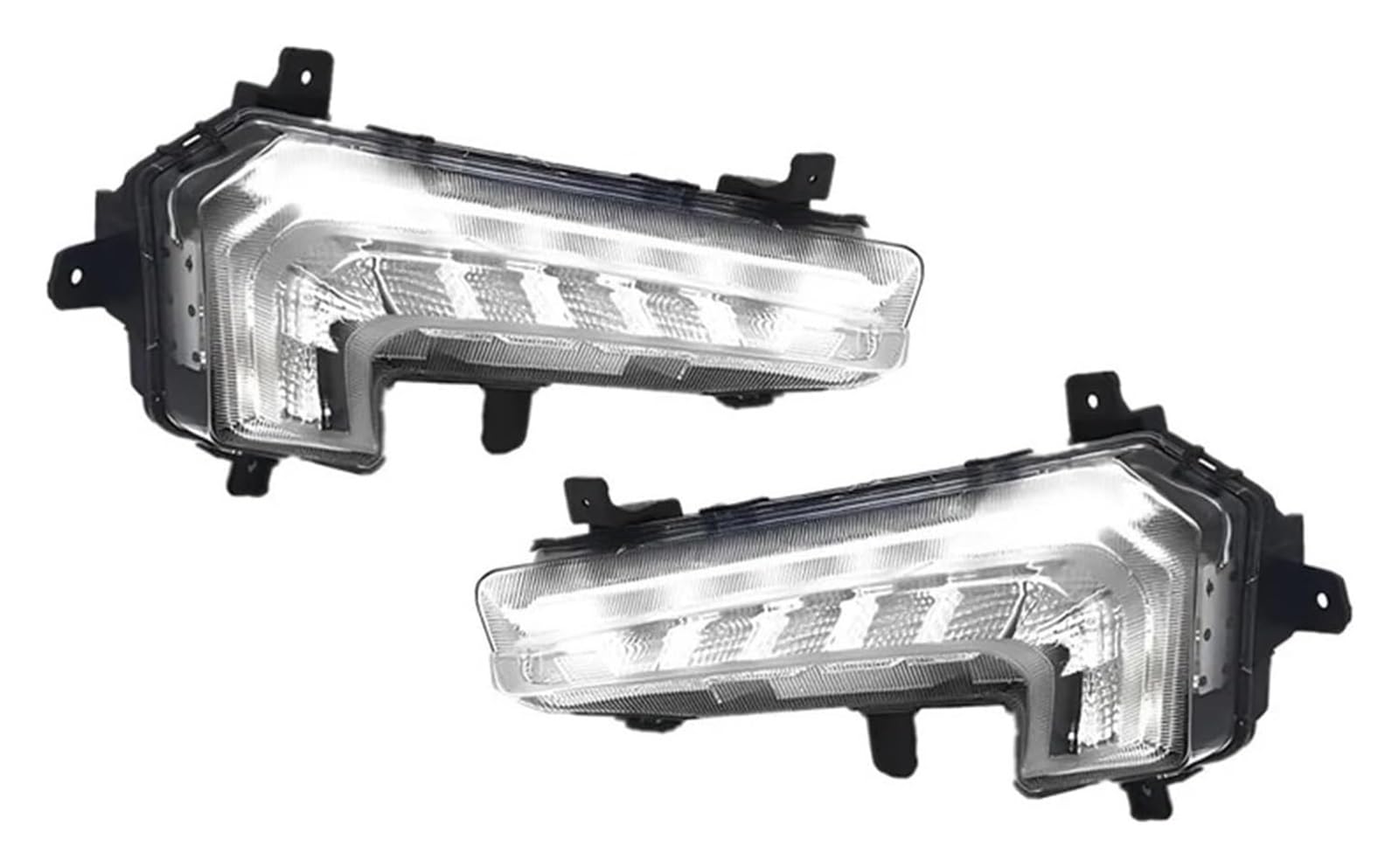 Ciloc Para Malibu XL 2016-2018 Parachoques Delantero DRL Luz Circulación Diurna Antiniebla Delantera Lámpara Montaje Señal Giro Indicador Espejo Lateral Luz Intermitente Retrovisor(Left and Right)