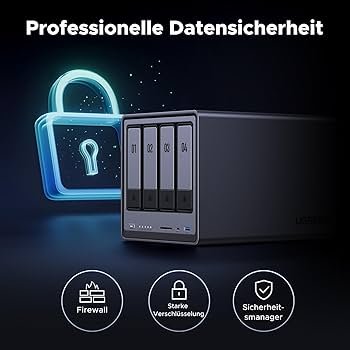 UGREEN NASync DXP4800 4 Bay NAS : Amazon.com.tr: Moda