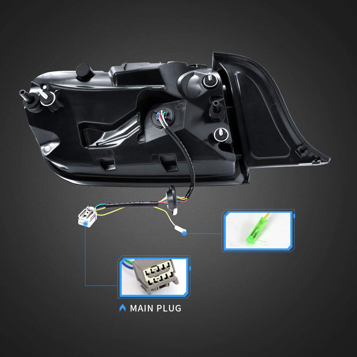 Amazon.com: VLAND LED Tail lights Compatible with Ford Mustang 