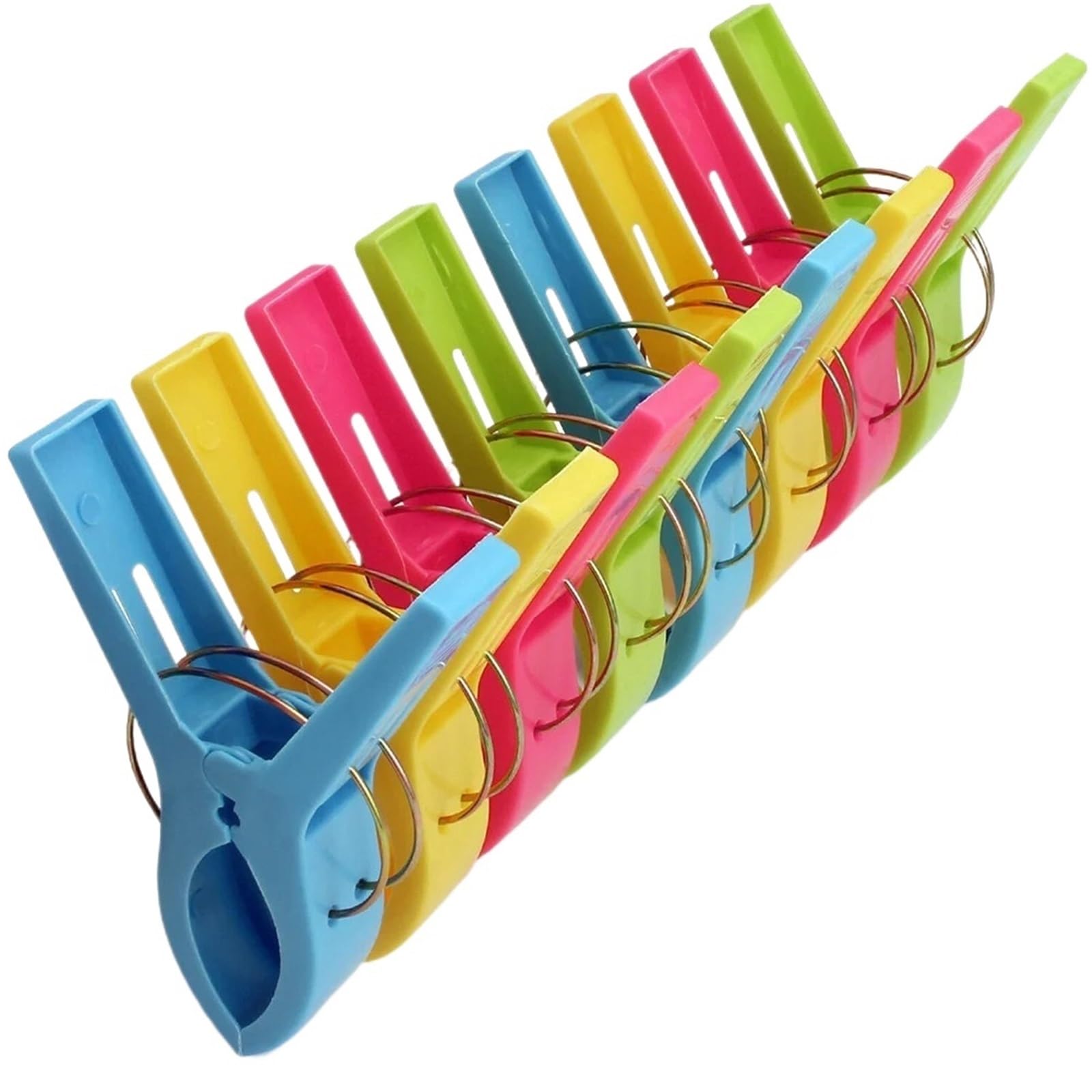 100/150/200Pcs Plastic Clothespins Clips For Laundry Sunbed Clothes Pegs for Washing Line(Mixed Color 150pcs)